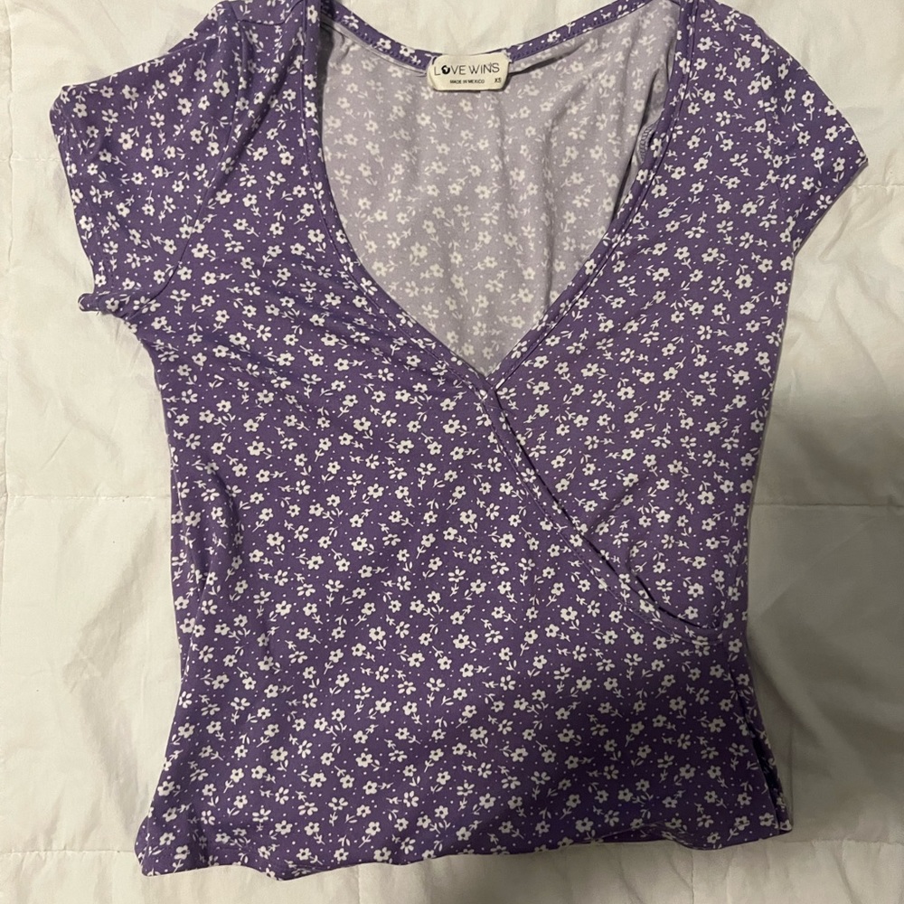 Purple Shirt from Love Wins (small company in Mexico) Size XS
